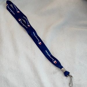 Champion Keychain Lanyard; Blue
